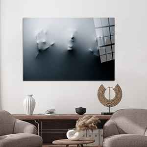Screaming Man Abstract Canvas Art: Modern <b>Tempered</b> <b>Glass</b> Print,<b>TEMPERED</b> <b>GLASS</b> ART - Product Image 1