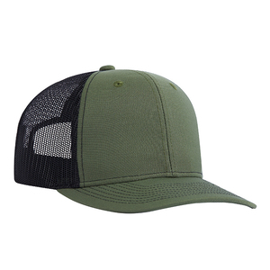 Vente en gros casquette de baseball bicolore personnalisée camionneur 5 panneaux casquette de camionneur sport maille avec corde casquettes classiques avec logo personnalisé et design - Product Image 5