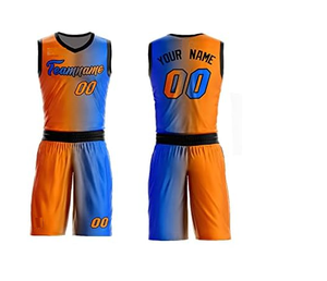 Maillot de basket-ball athlétique personnalisé, vêtements de sport imprimés avec nom et numéro pour hommes/femmes/garçons - Product Image 2