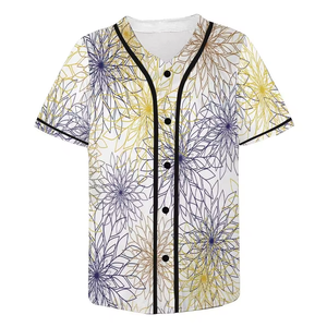 Venta al por mayor de ropa deportiva de talla grande de diseño personalizado logotipo personalizado Transferencia de Calor impreso poliéster transpirable Jersey béisbol Softball - Product Image 5