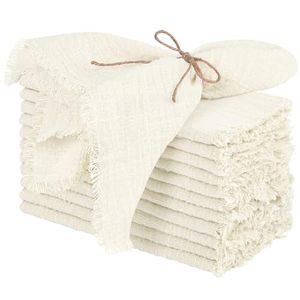 Serviette de table en lin biologique faite à la main avec ourlet festonné vert sauge pour mariage, vente en gros OEM - Product Image 1