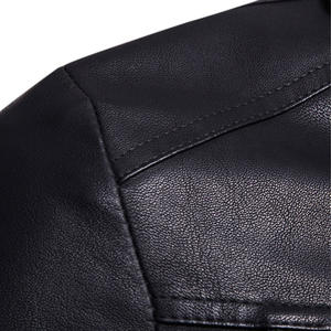 Chaqueta de diseño superior 2025, cortavientos 100% de cuero de vaca resistente al agua y chaqueta personalizada para hombre, chaqueta teñida lisa de Color - Product Image 6