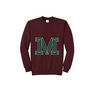 Sudadera de invierno con cuello redondo para hombre, cómoda sudadera polar de manga larga con logotipo bordado de alfabeto personalizado, ropa de calle - Product Image 5