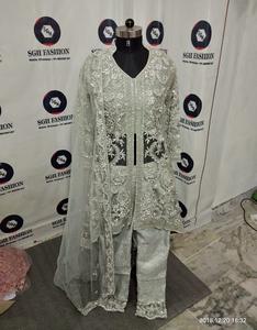 Dabka-vestido de fiesta con perlas y diamantes de imitación, para mujeres - Product Image 4