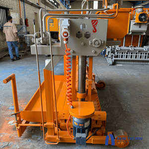 Máquina eléctrica semiautomática para fabricar bloques móviles, voltaje de 380V, con VIBRADOR ELÉCTRICO, componente de motor central, modo de conducción, 2 unidades - Product Image 4