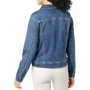 OEM Services High Quality Custom Design <b>Women</b> Jeans <b>Jacket</b> New Design Jeans <b>Jacket</b> For <b>Women</b> - Product Image 4