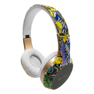 หูฟังบลูทูธไร้สายแบบแฮนด์ฟรีพร้อมไฟ LED HD - มีหลายสีให้เลือก - Product Image 1