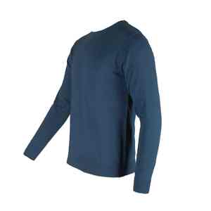 Último diseño Venta caliente Hombres Casual Street Sudadera Última moda de alta calidad en negro sólido de tela Sudadera - Product Image 5