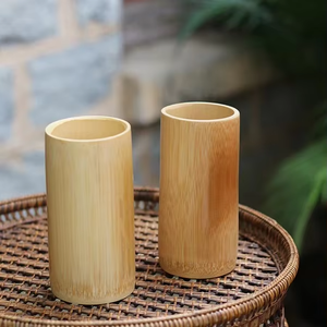 Gobelet en bambou rustique et durable Fabriqué au Vietnam Matériau écologique utilisé pour la décoration de la maison Décoration de table Vente en gros - Product Image 2