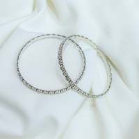 Bracelet jonc tendance en argent sterling 925 Swadeshi Pitara pour femme, motif marguerite, tailles 2,4-2,6 cm, pièce unique, cadeau