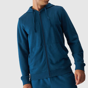 Vêtements de sport d'entraînement décontractés pour hommes Produit chaud Sweat à capuche avec fermeture éclair Fitness Running Wear Vêtements de sport décontractés pour hommes basics - Product Image 2