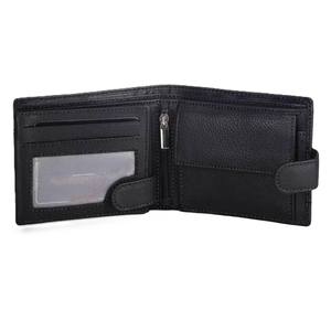 Portefeuilles courts en cuir à fermeture ouverte de qualité supérieure pour hommes Doublure en polyester - Product Image 4