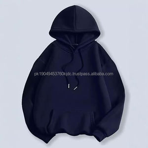 Men's Oversized 100% French Cotton Pullover Custom Logo Hoodies & Sweatshirts No <b>String</b> Joggers Style Heavyweight Streetwear - Product Image 2