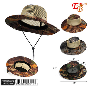 Chapeau de chasse EB 14 pouces en maille respirante, chapeau de camouflage universel pour accessoires de chasse - Product Image 1