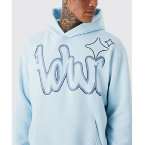 Conjunto Deportivo de Alta Calidad con Estampado de Grafiti, Sudadera con Capucha de Manga Larga, Pantalones Cargo de Felpa Francesa de Algodón para Hombre - Product Image 4