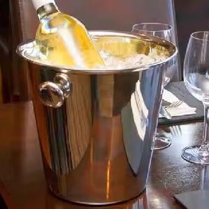 Vente en gros de refroidisseurs portables multifonctions en métal pour vin et bière pour le champagne Seau à glace Porte-bouteilles de vin pour le vin et le champagne - Product Image 6