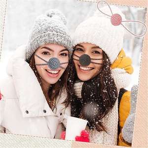 Cache-nez en coton tricoté uni, confortable et doux, idéal pour le ski et les activités de plein air par temps froid - Modèle transfrontalier N13 - Product Image 2