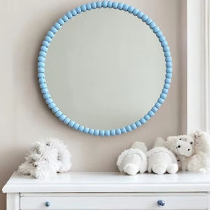 Vintage Vanity <b>Mirror</b> Metal Frame Resin Pattern Temperament Antique <b>Gold</b> Wall Hanging <b>Mirror</b> - Product Image 1