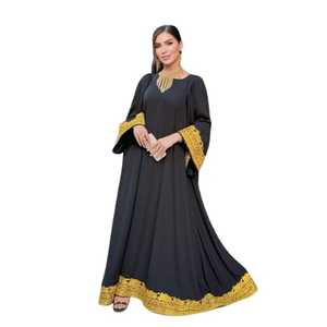 ชุดเดรสยาวสไตล์อัฟกันของผู้หญิงชุดเดรสแม็กซี่อัฟกานิสถานชุดเดรสแฟนซีสไตล์พลัสไซส์ระบายอากาศได้ดี - Product Image 1