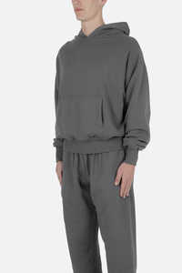 350gsm Custom High Quality Hoodie Blank Oversized Fleece Cotton Blank Zip up Hoodie Men - Product Image 2