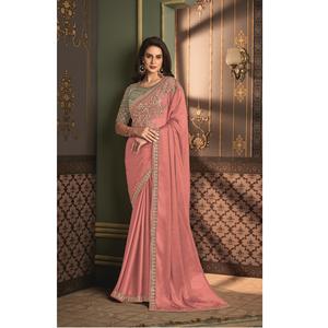 Saree spécial en soie arc-en-ciel avec chemisier en soie Banglori parfait pour les occasions de mariage et de fête disponible chez le fournisseur en gros - Product Image 1