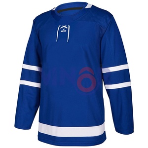 Jersey de Hockey sobre Hielo Bordado Personalizado al por Mayor, Jersey de Hockey 100% Poliéster para Equipo Masculino, Nombre del Equipo, Jersey de Hockey sobre Hielo Económico - Product Image 1