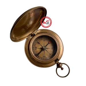 Brújula Náutica Antigua de Latón Estilo Vintage Hecha a Mano, Brújula de Bolsillo Pirata de Navegación, Regalo, Suministro Personalizado OEM/ODM - Product Image 6