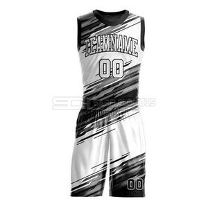 Uniformes de Baloncesto Unisex de Alta Calidad Personalizables para Adultos, Color Sólido con Logotipo, Nombre del Equipo, Talla Grande, Equipación de Baloncesto para Adultos - Product Image 1