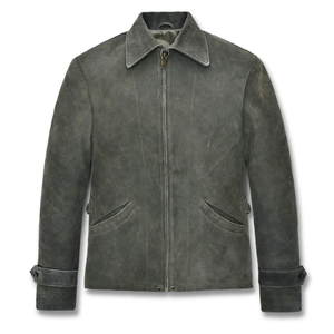 Vestes en cuir pour hommes, ventes chaudes, vestes en cuir épaisses imperméables pour hommes, vestes d'hiver sur mesure pour hommes - Product Image 1