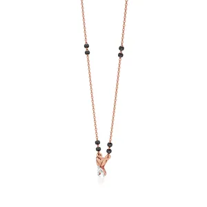 สร้อยคอเพชร Mangalsutra ดีไซน์ Petite Elegance - Product Image 3