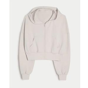 Sudadera corta de primera calidad para mujer, diseño personalizado, venta directa de fábrica - Product Image 5