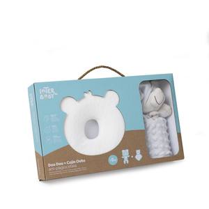 Juego de Cojín y Peluche PLAGIOCEPHALIA Gris para Dormir - Product Image 1