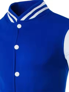 Vestes brodées en chenille Letterman, logo personnalisé OEM, veste de baseball varsity bomber Letterman - Product Image 3