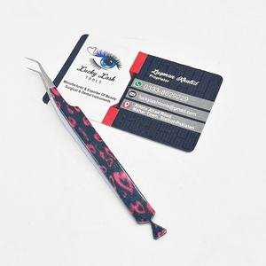 ขนตาปลอม45องศาพิมพ์ลายหัวใจคีมคีบกระดาษเคลือบผิวแข็งแรงทนทานออกแบบโลโก้ได้ตามที่ต้องการ - Product Image 4