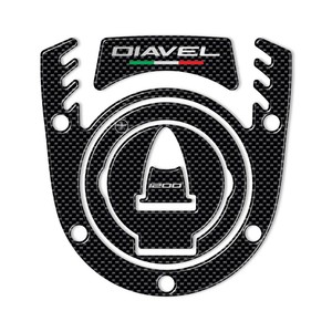 Kit Adesivi Protettivi 3D per Tappo Serbatoio Compatibili con Moto DUCATI DIAVEL - Product Image 1