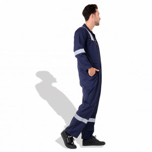 2025 combinaisons de travail de sécurité en coton respirant personnalisées de haute qualité fabriquées au Pakistan - Product Image 4