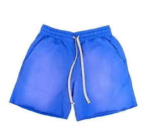 Pantalones cortos deportivos de algodón de rizo de secado rápido con impresión de logotipo personalizado de OEM de estilo único de buen fabricante - Product Image 1