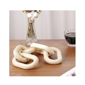 Precio de Mesa para el hogar Sala de estar decorativa madera 3 cadena de eslabones decoración de granja 100% producto hecho a mano lujo madera de pino cadena USO DE MESA - Product Image 5