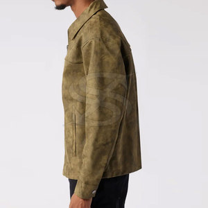 Vestes en cuir personnalisées de bonne qualité, veste d'hiver pour hommes 2025 à vendre, vestes confortables et tendance - Product Image 3