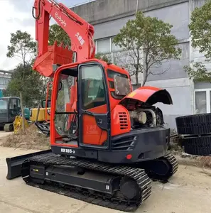 Excavatrice originale d'occasion de machine de construction de construction de 8500kg utilisée KX185-3 la chenille Kubota mini excavatrice Kubota de 8.5 tonnes