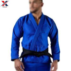 Conjuntos de Kimono de BJJ Unisex de Poliéster y Algodón para Adultos, Artes Marciales, Elástico, Antiencogimiento, Tela de 380g, Logotipo Frontal, Venta al Por Mayor - Product Image 1