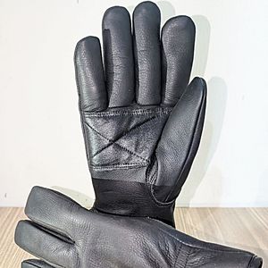 Guantes de Conducción de Algodón Negro Genuino, Corte 5, Forro de Kevlar, Recubrimiento de Látex, Impermeables, Resistentes al Calor, para Motociclismo y Trabajo - Product Image 6