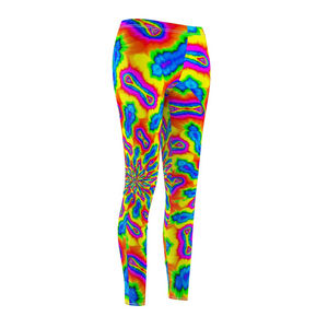 Legging Tie Dye de haute qualité pour femmes Leggings de yoga pour femmes à taille élastique et à l'arrivée avec sublimation et douceur - Product Image 2