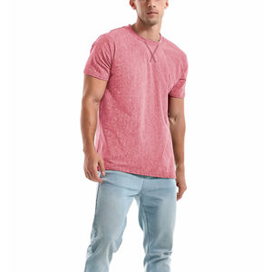 Gran oferta, camisas de todos los tamaños para hombre, nueva moda, ropa informal colorida, logotipo personalizado, ropa mezclada a granel, camisetas de algodón 100% - Product Image 3