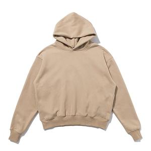 เสื้อกีฬาขนแกะมีฮู้ดสำหรับฤดูหนาว6ตัวเสื้อมีฮู้ดสีพื้นใส่ได้พอดี3D ปักกันยับเป็นมิตรกับสิ่งแวดล้อม - Product Image 4