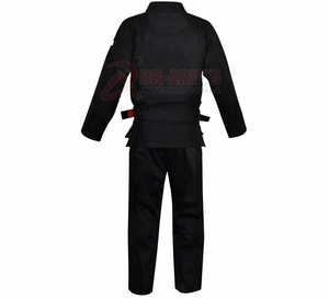 Uniforme de Jiu Jitsu brésilien noir/blanc pour enfants BJJ Gi pour les jeunes, costume personnalisé BJJ/KIMONO/JIU-JITSU GI - Product Image 4