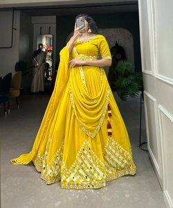 Última colección de Lahenga Choli: manténgase a la moda y a la moda, perfecta para boutiques y tiendas de ropa de mujer Gharara - Product Image 6