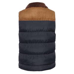 Gilet matelassé sans manches d'hiver, couleur personnalisée, vêtements décontractés pour hommes, vestes, polyester respirant, imperméable - Product Image 2