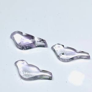 Perles en pierre précieuse sculptées en forme d'oiseau en améthyste rose, 20 mm, faites à la main, en vrac - Product Image 4