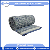 Couettes écologiques modernes imprimées au bloc, 100 % coton, faites à la main, motif marocain, taille double, vente chaude directe usine